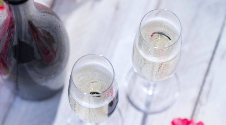 calici di prosecco