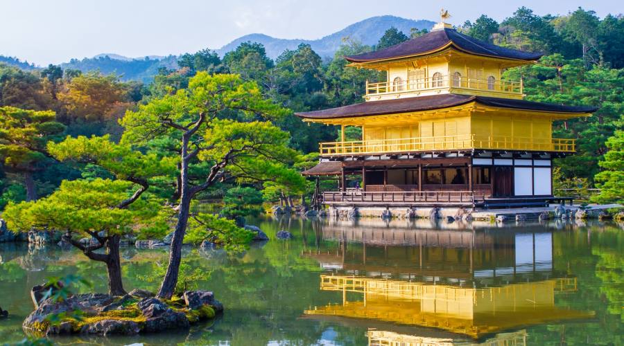 Il Padiglione d'Oro a Kyoto