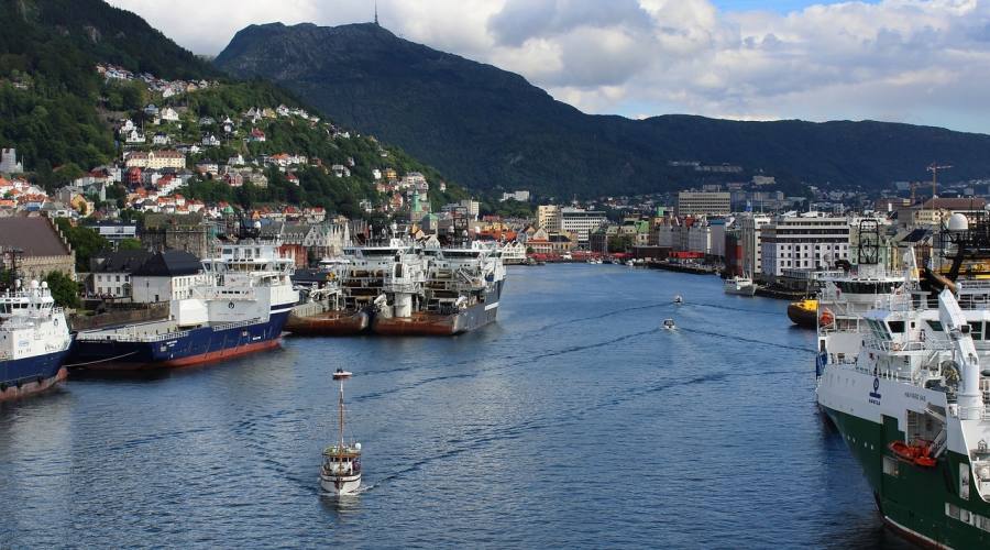 Bergen ingresso al porto