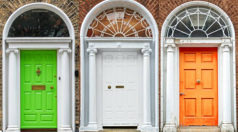 Le porte colorate di Dublino