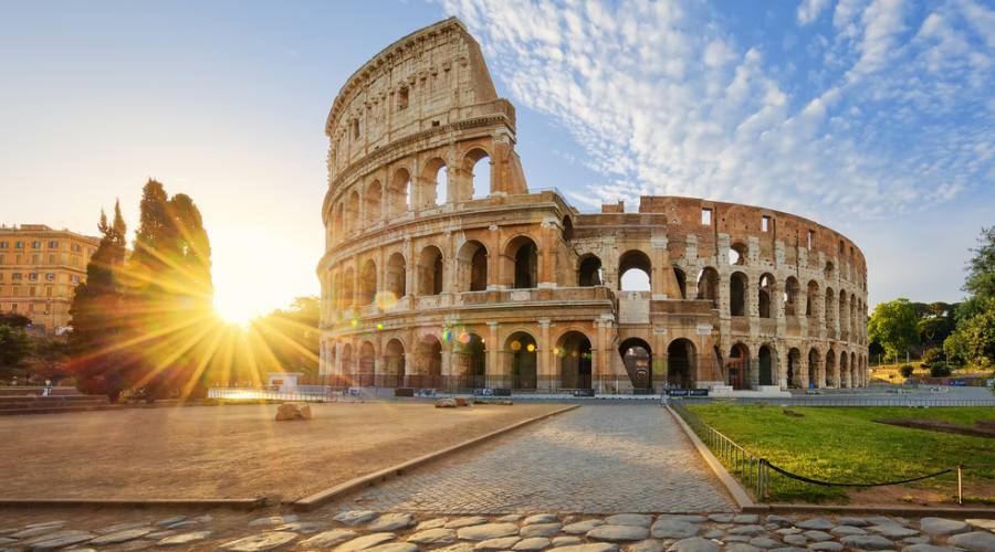 Vista del Colosseo