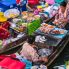 Mercato galleggiante vietnamita 
