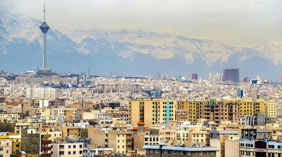 Veduta di Teheran dalla Torre Azadi - Iran