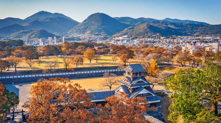 Il castello di Kumamoto