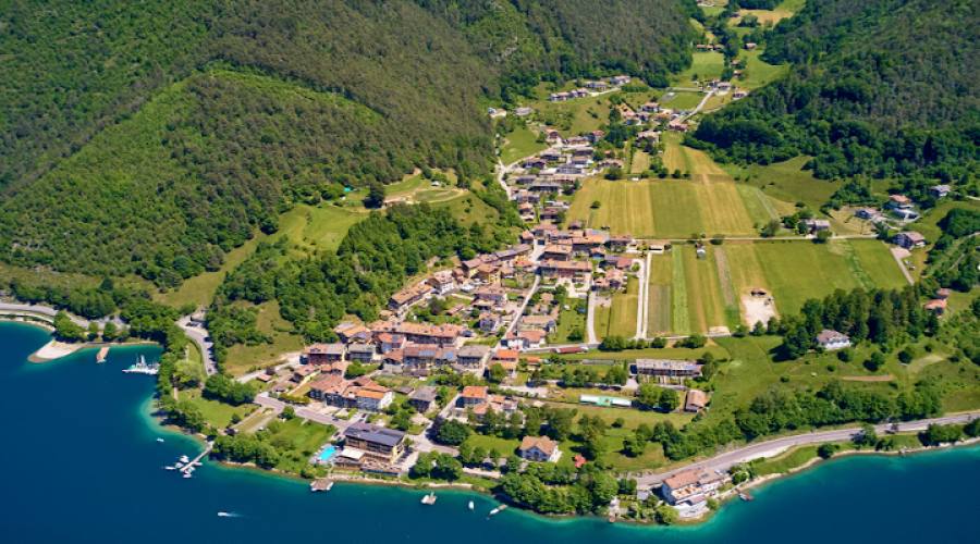 Veduta aerea Lago di Ledro