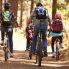 Famiglia in bici