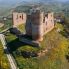 Vista aerea del Castello medievale di Mazzarino