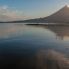 Il lago Arenal con il vulcano sulla sfondo