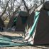 campo tendato mobile nel south Moremi