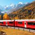 Trenino Rosso del Bernina in autunno
