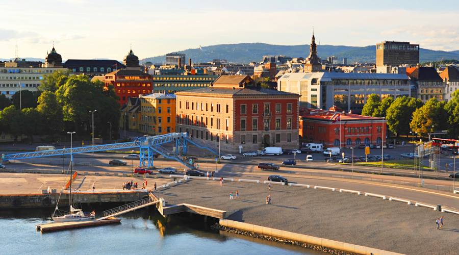 Oslo vista dalla Casa dell'Opera