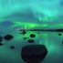 Aurora boreale riflessi