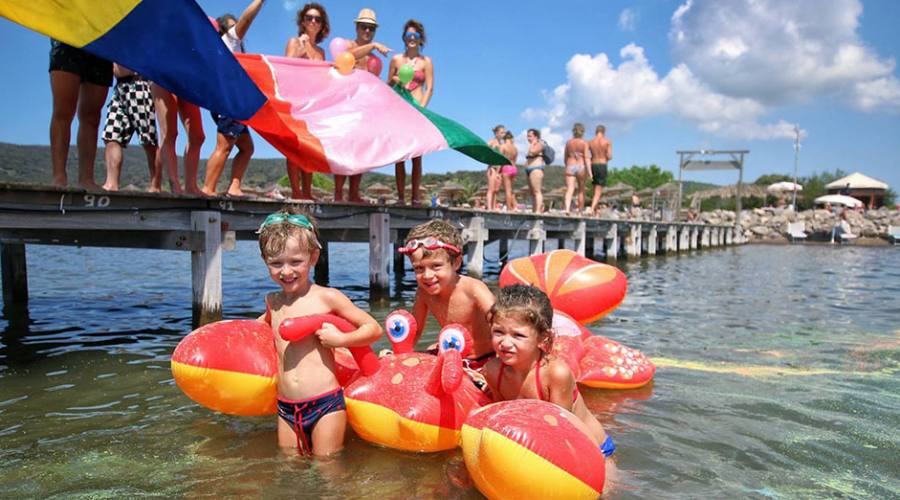 giochi in mare