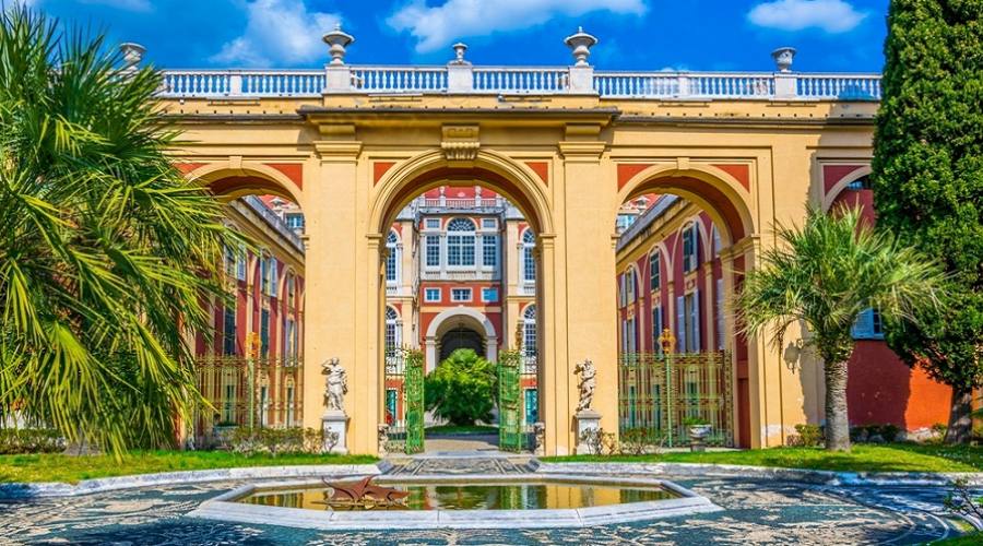 Cortile di Palazzo Reale a Genova