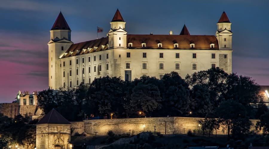 Bratislava , magia della notte