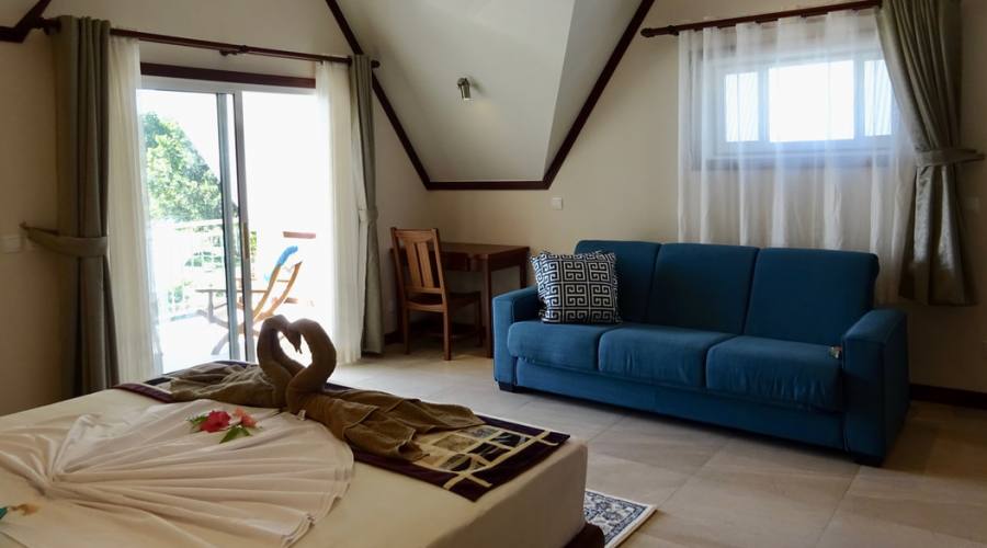 Area relax camera letto matrimoniale