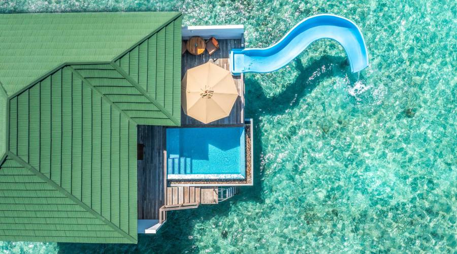 Lagoon Villa with pool and slide