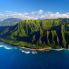 Spettacolare veduta aerea Napali Coast - Kauai