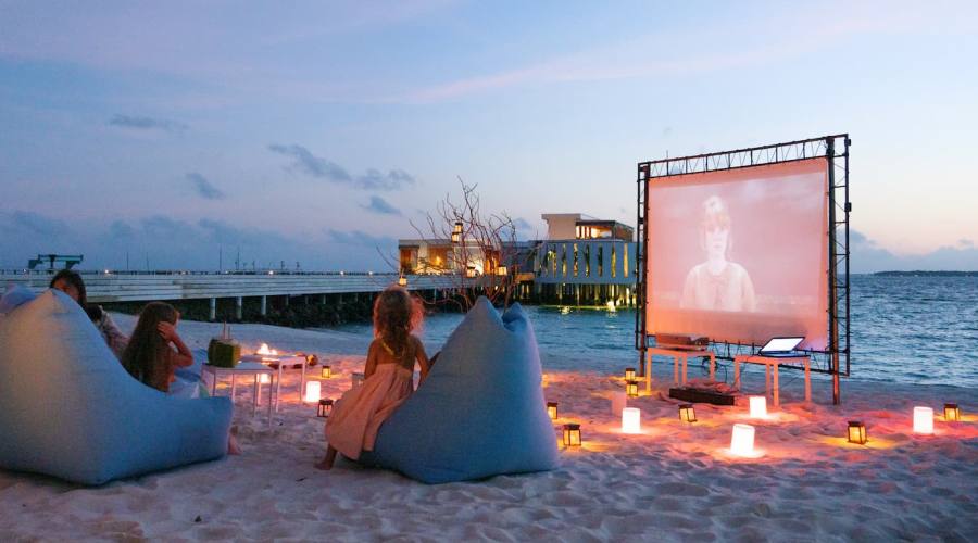 Amilla Maldives- Cinema sulla spiaggia 