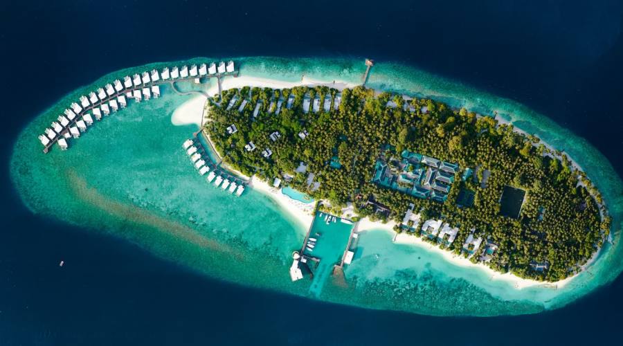 Amilla Maldives - Vista Aerea
