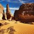 Scogliere di arenaria nel Sahara -Tassili n'Ajjer