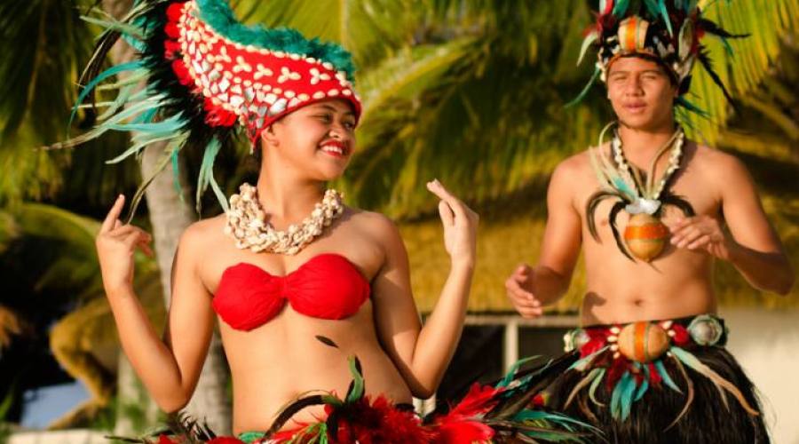 Rangiroa, ballerini Polinesiani