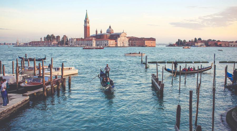 gondole sul canal grande