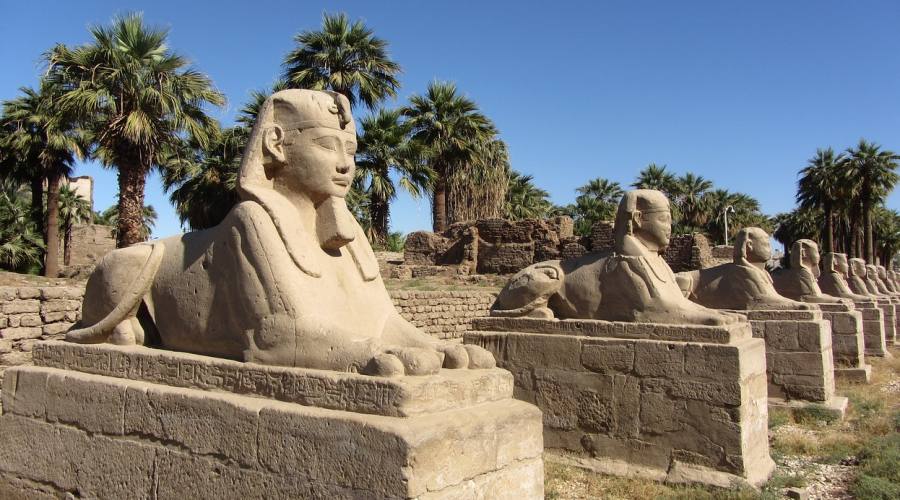 Luxor, viale delle Sfingi