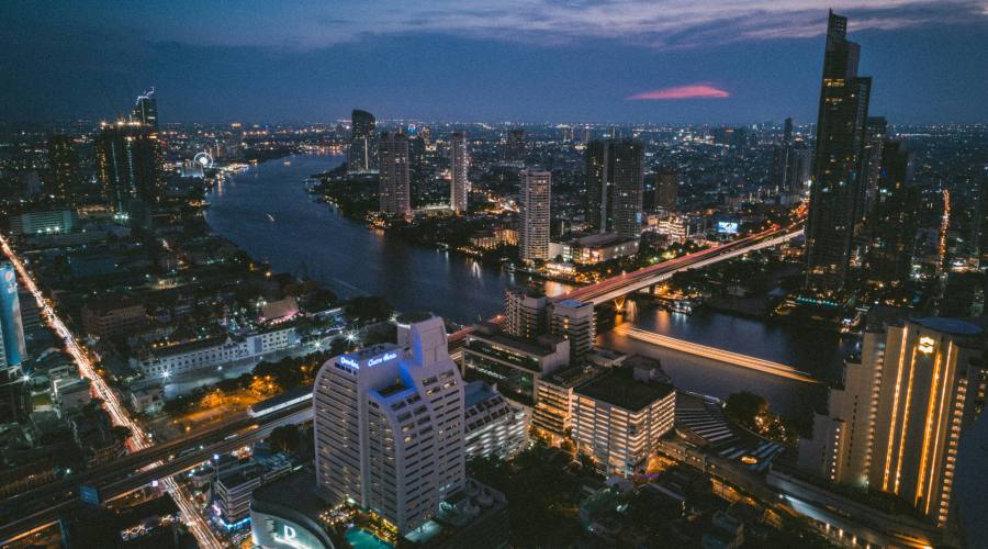 Bangkok - Skyline by night