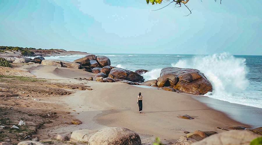 La costa dello Yala National Park