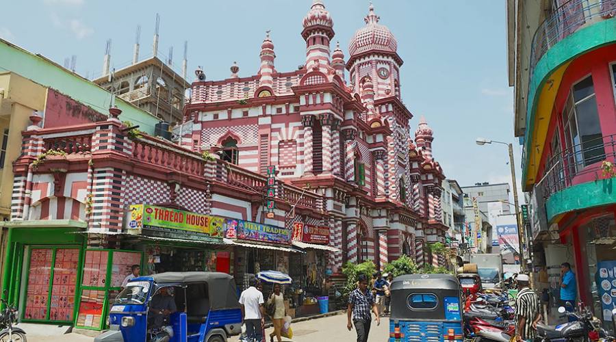 Un pittoresco quartiere di Colombo