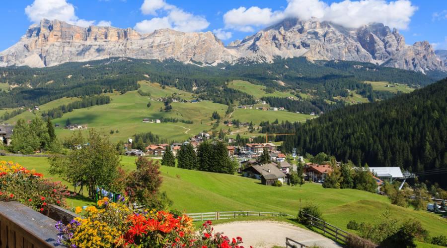 Panorama delle Dolomiti