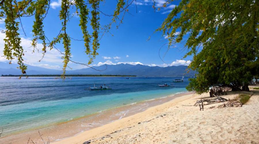 Una spiaggia a Gili