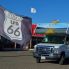 Route 66 on the road in camper