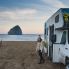 Oregon on the road in camper