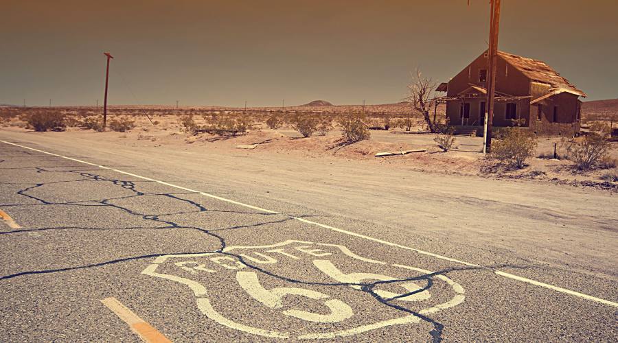 Route 66 in moto
