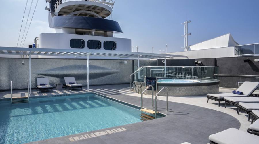 MSC Yacht Club Sundeck & Pool