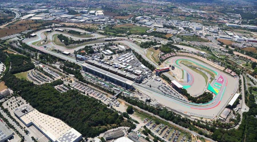 Il circuito dall'alto