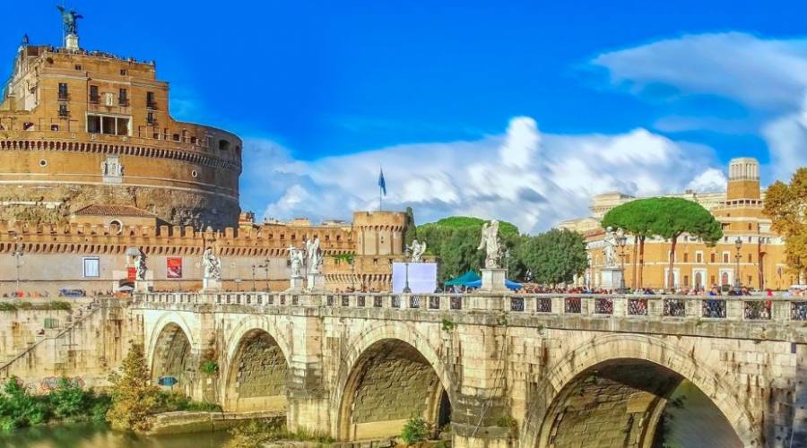 Scorcio suggestivo di Roma