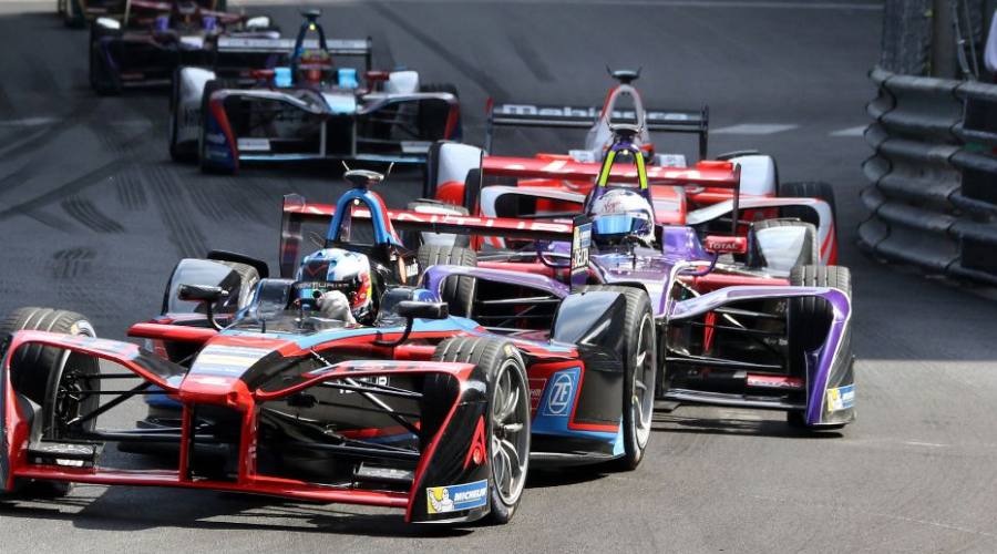 Monoposto in pista