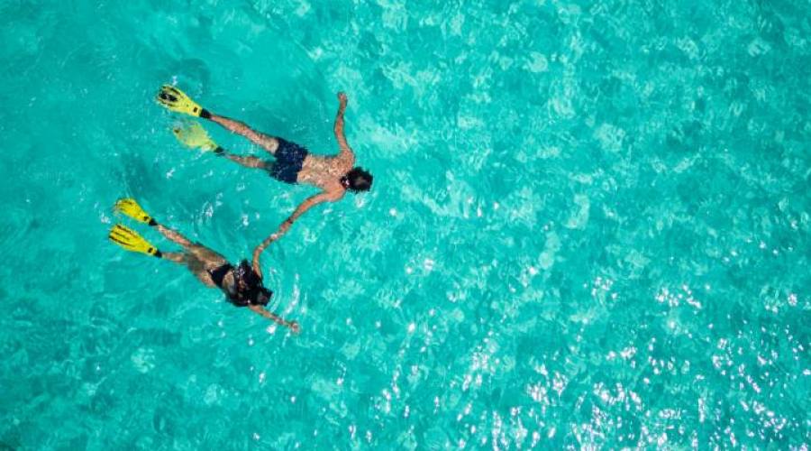 Snorkelling a Zanzibar