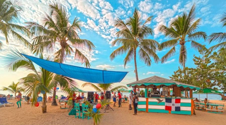 La spiaggia di Las Terrenas