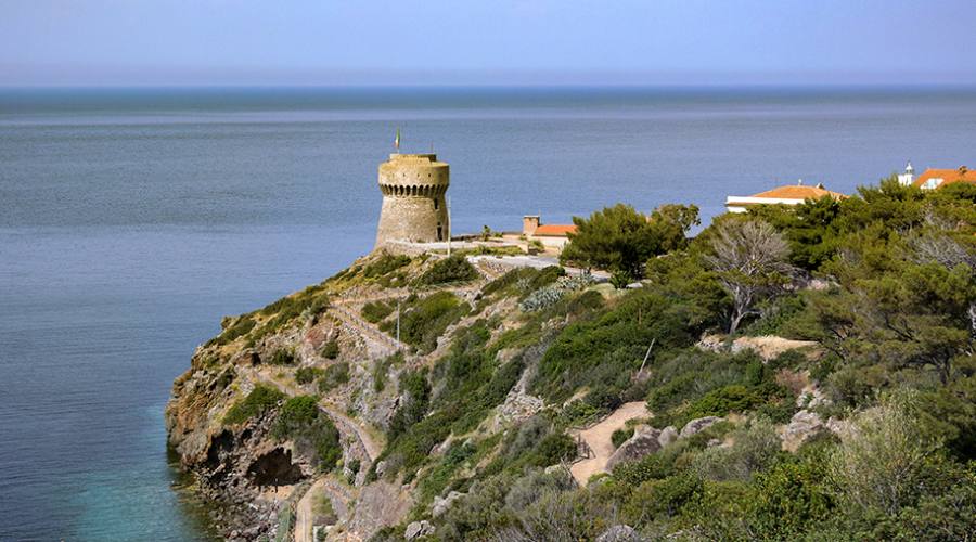 Capraia, la Torre del Porto