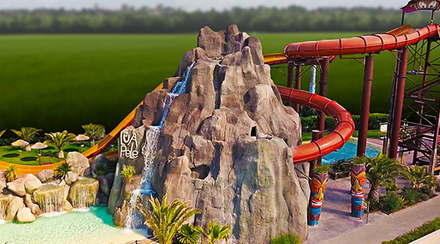 Un gioco all'Acqua Village