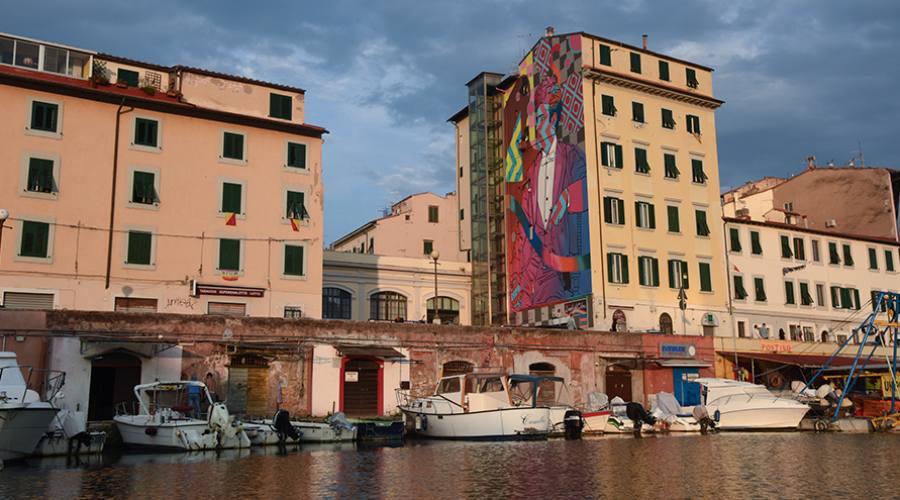 Un angolo di Livorno visto dai canali