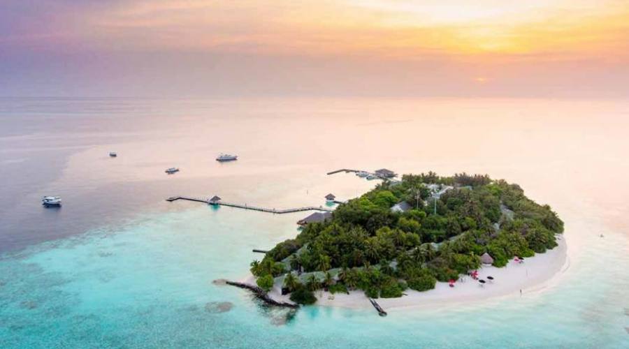 Una delle isole alle Maldive in cui potresti soggiornare