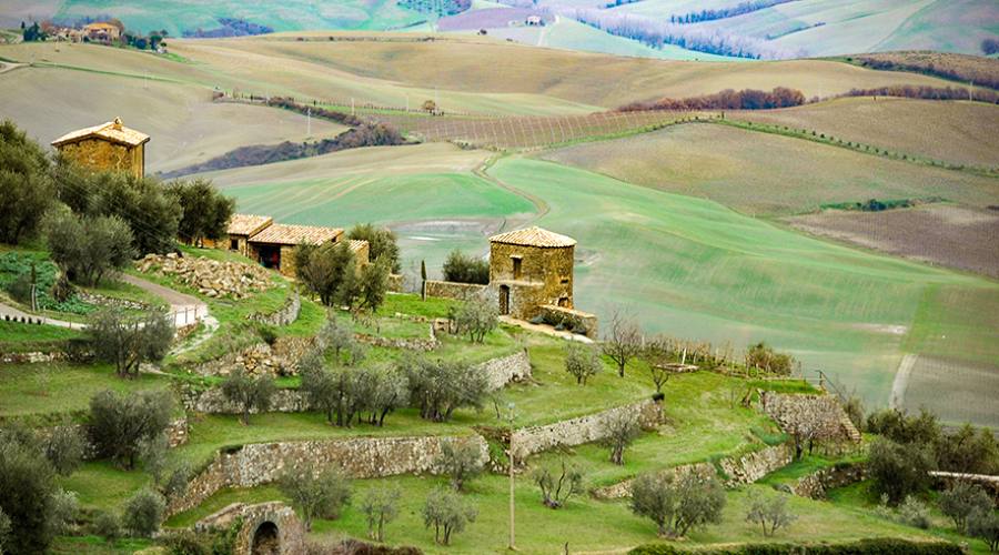 Val d'Orcia: panorama