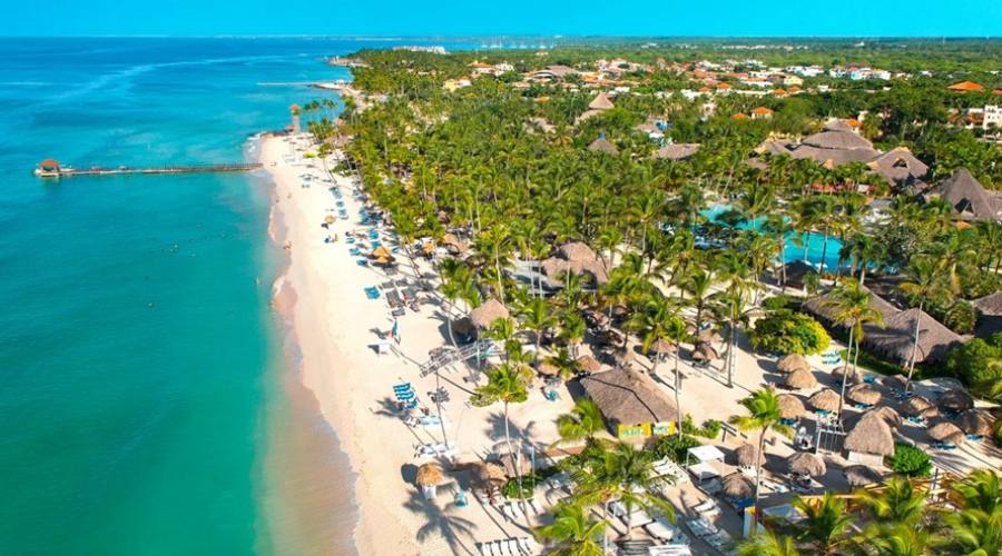 Veduta aerea di Playa Dominicus