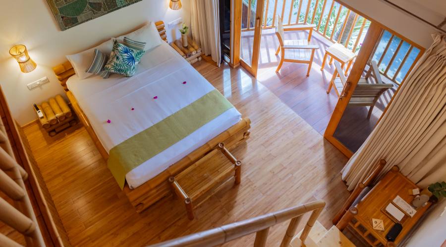 Bamboo Loft room