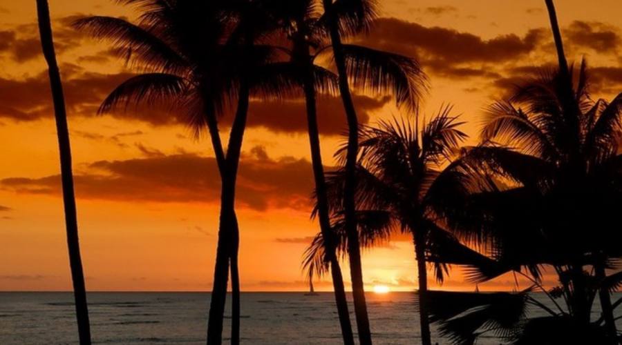 Oahu _ tramonto a Waikiki